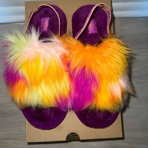 K Fluff Yeah Slides Tie Dye